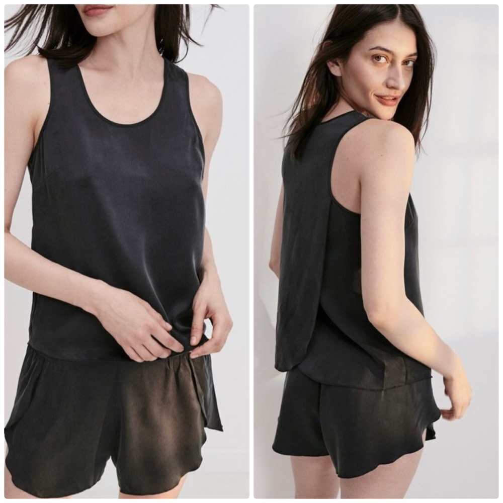 Silk Split Back Tank - Picture 1 of 6